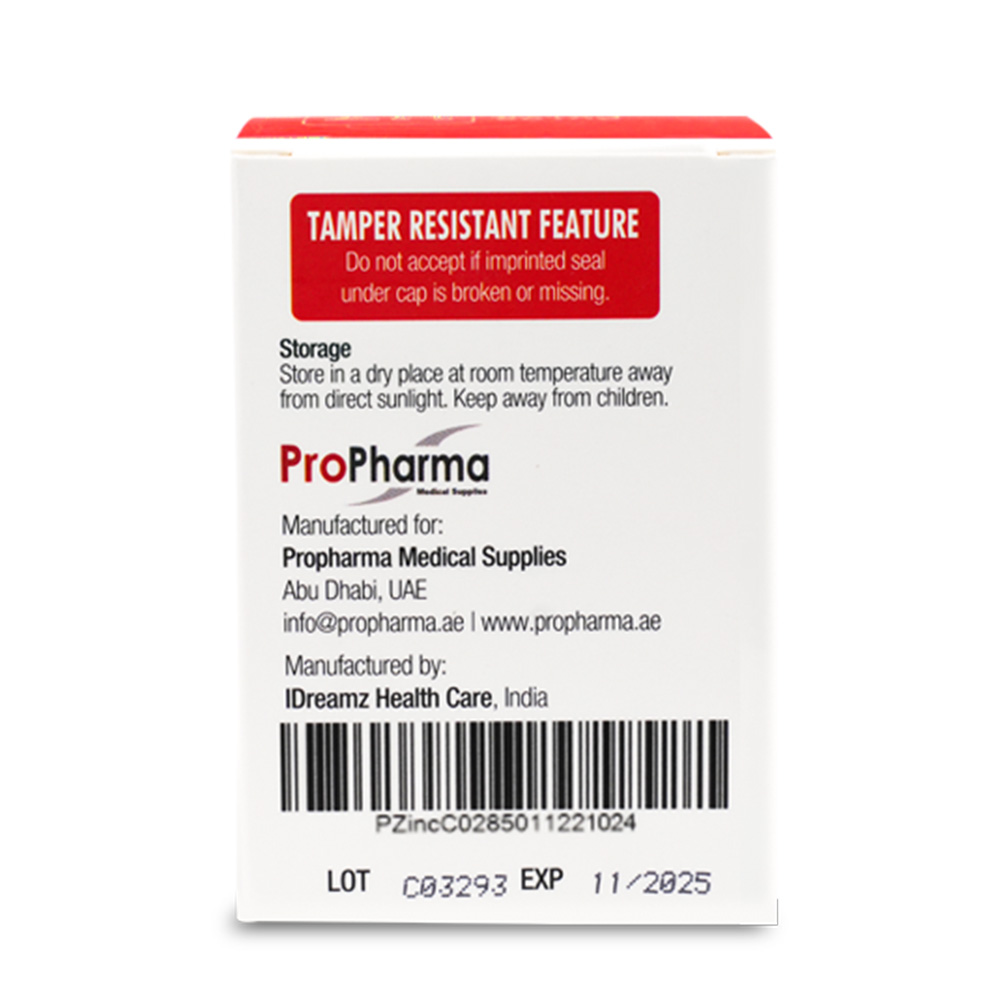 بروفيتا - مكمل غذائي من الزنك 50 مجم - 30 كبسولة