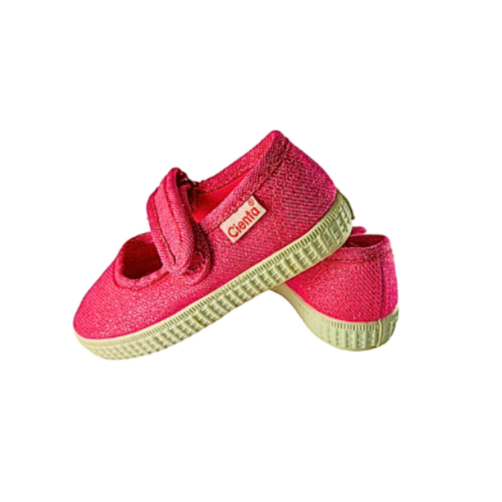 Pikkaboo - Ceinta Kids Comfort Shoes - Mercedes Loop & Strap - Fuchsia Shimmer