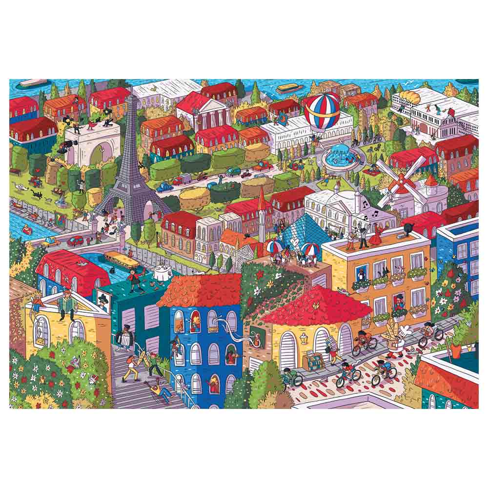 Trefl Puzzle - Eye-Spy Paris & France Puzzle - 1000pcs