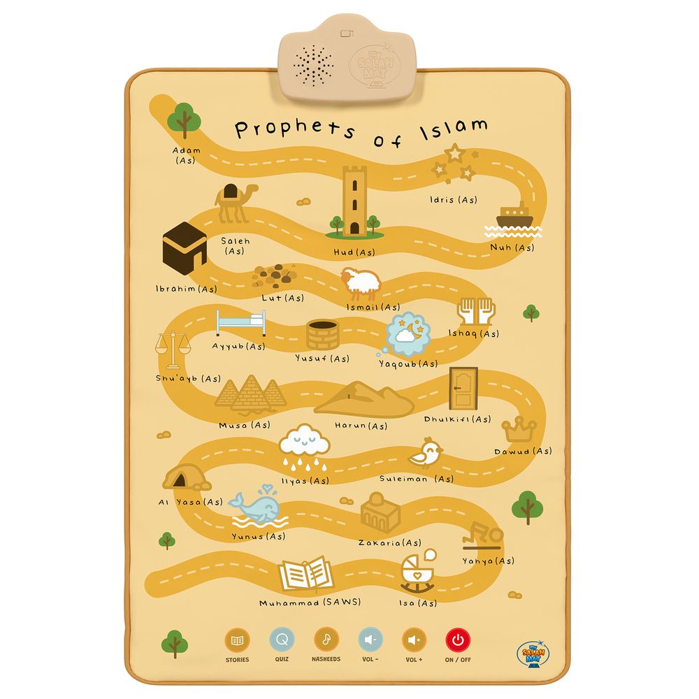 My Salah Mat - Prophets of Islam Interactive Audio Mat & Wall Art