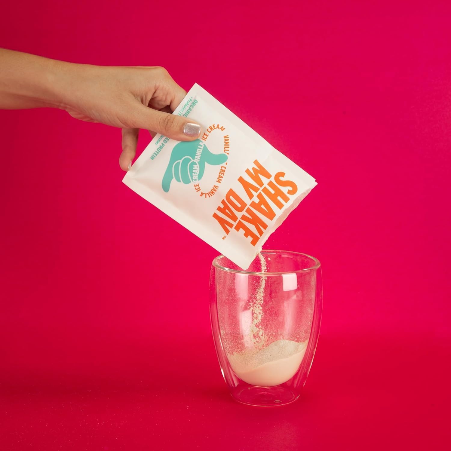 Heyday - Shaker Bottle - 550 ml With Protein Powder - Vanilla/Mocha - 27 gm