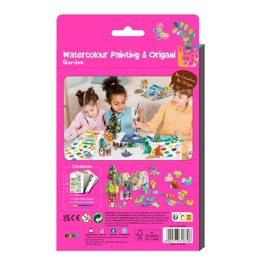 Avenir - Watercolour Painting & Origami Garden