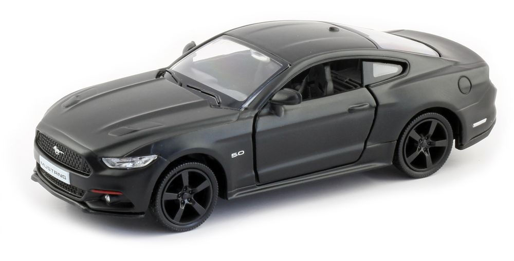 D-Power - Ford Mustang 2015 Diecast Car 1:36 - Matte Black - 1pc