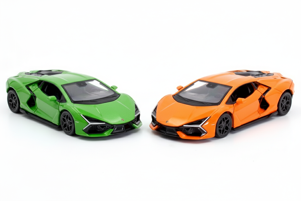 D-Power - Lamborghini Revuelto 2024 Diecast Car 1:36 - Assorted Colors Orange/Green - 1pc