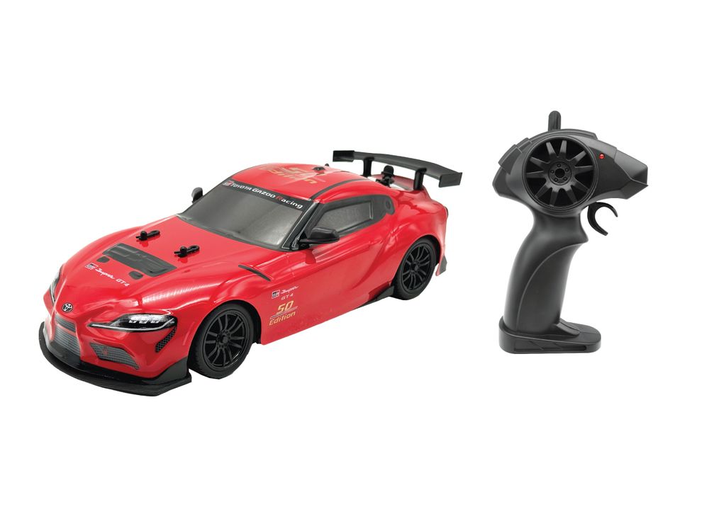 D-Power - 1:16 Toyota Supra Gt4 Rc Car – 2.4ghz Remote Control Vehicle - For Kids Ages 6+