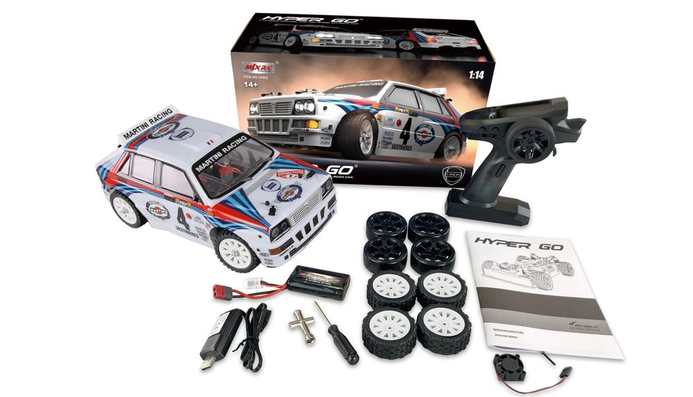 MJX R/C - Hyper Go 1:14 Brushless RC Drift Car - White