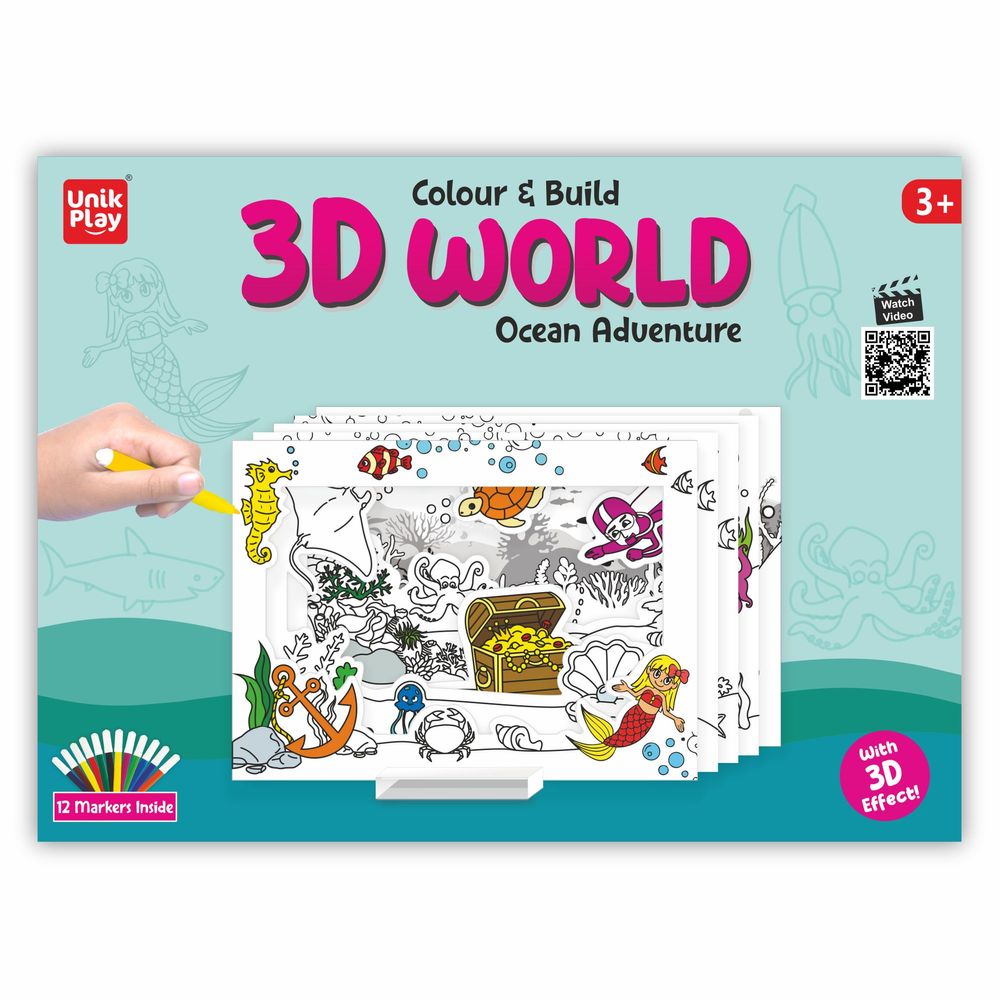 Unikplay - 3D World Ocean Adventure Art & Craft Kit