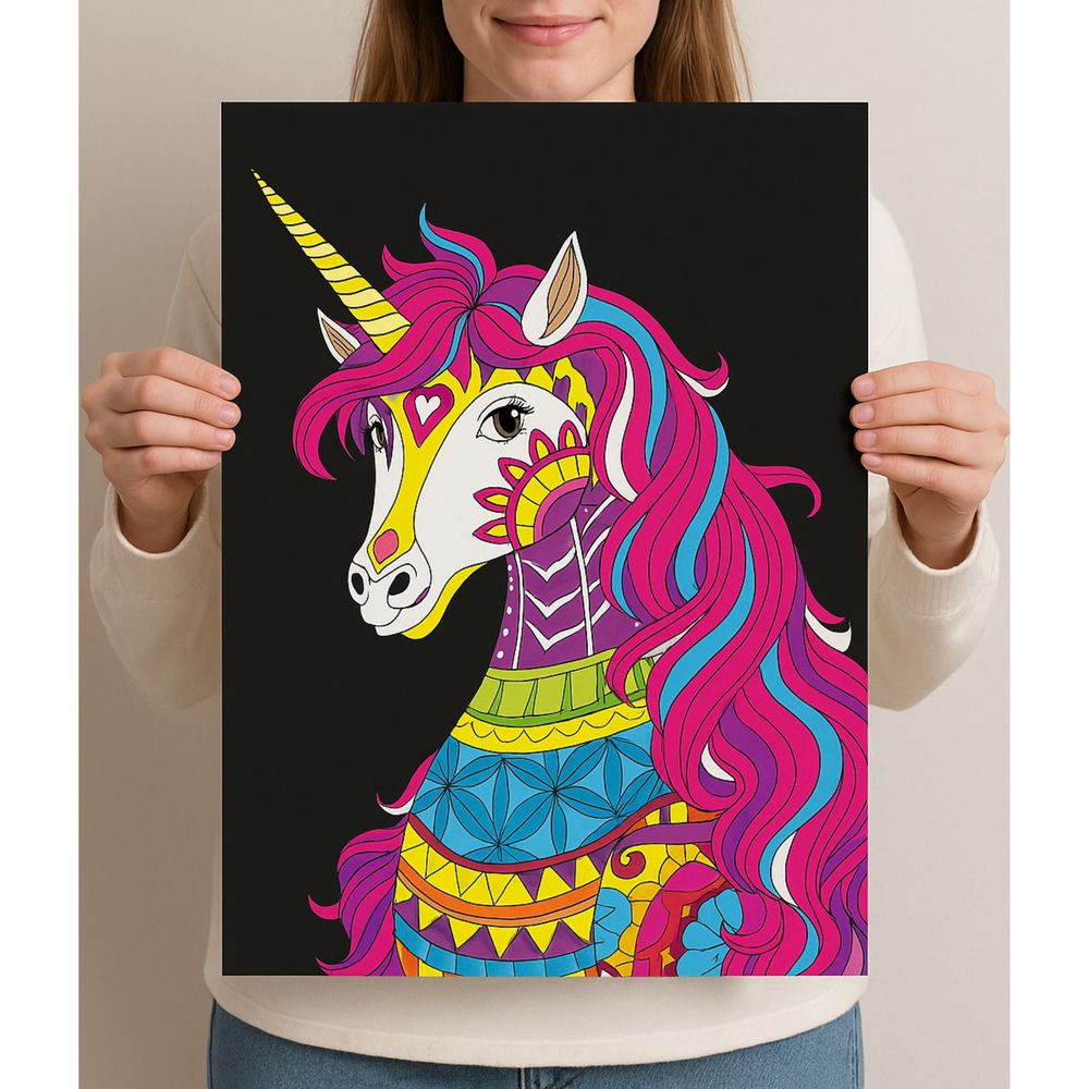 Unikplay - Contrast Coloring Kit - Fantasy