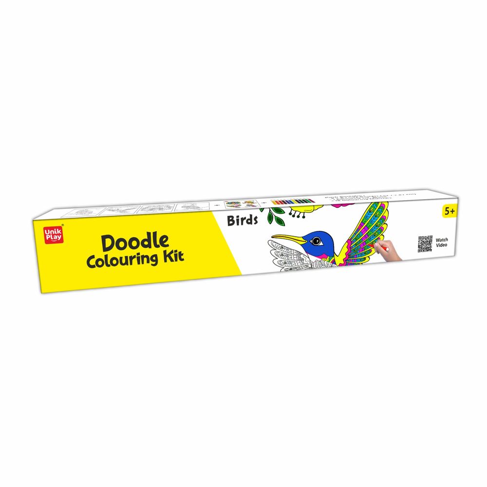 Unikplay - Doodle Colouring Kit - Birds