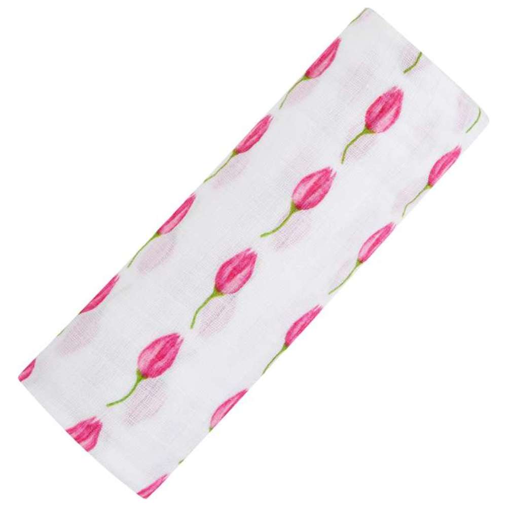 Malabar Baby - Organic Muslin Blanket - Flower Bud