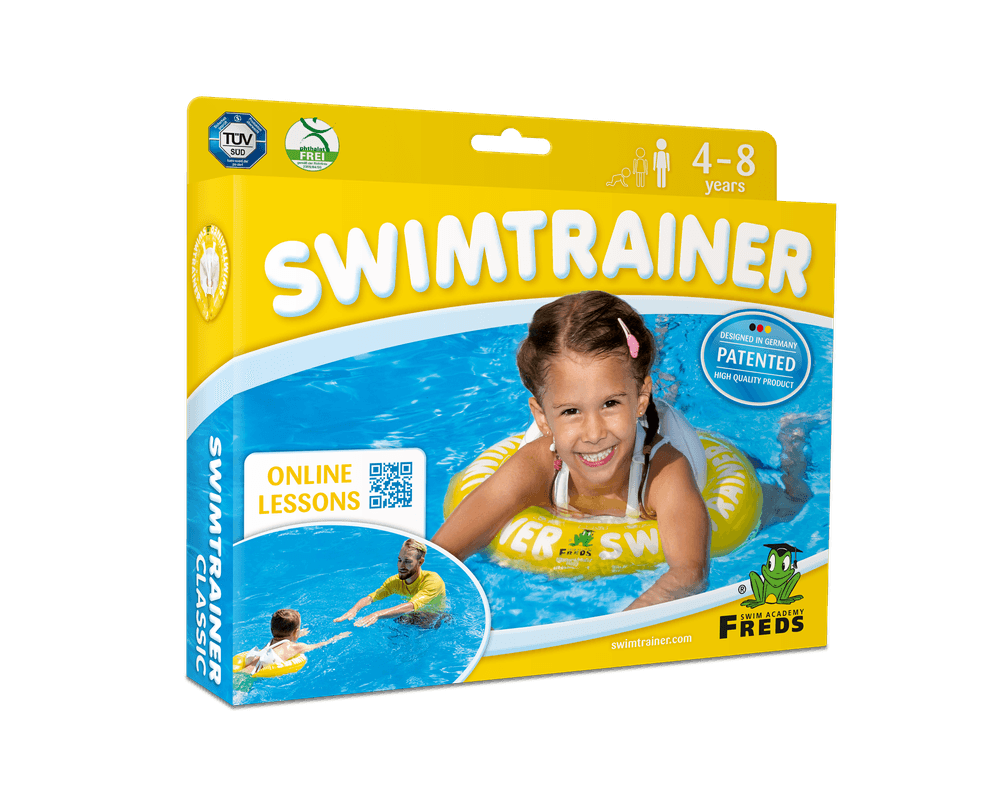 Freds Swim Academy - Swimtrainer Swim Tube - Yellow - 4-8Y