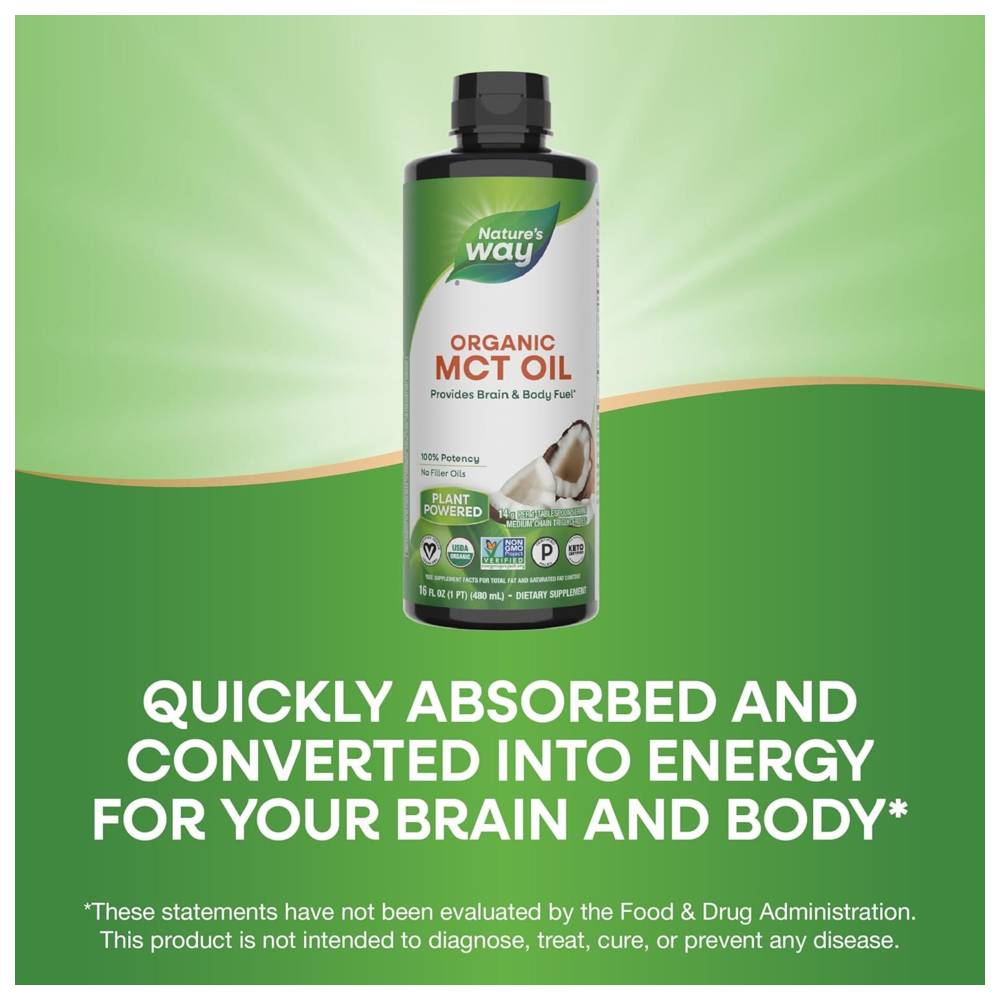 Nature's Way - Organic MCT Oil - 480 ml