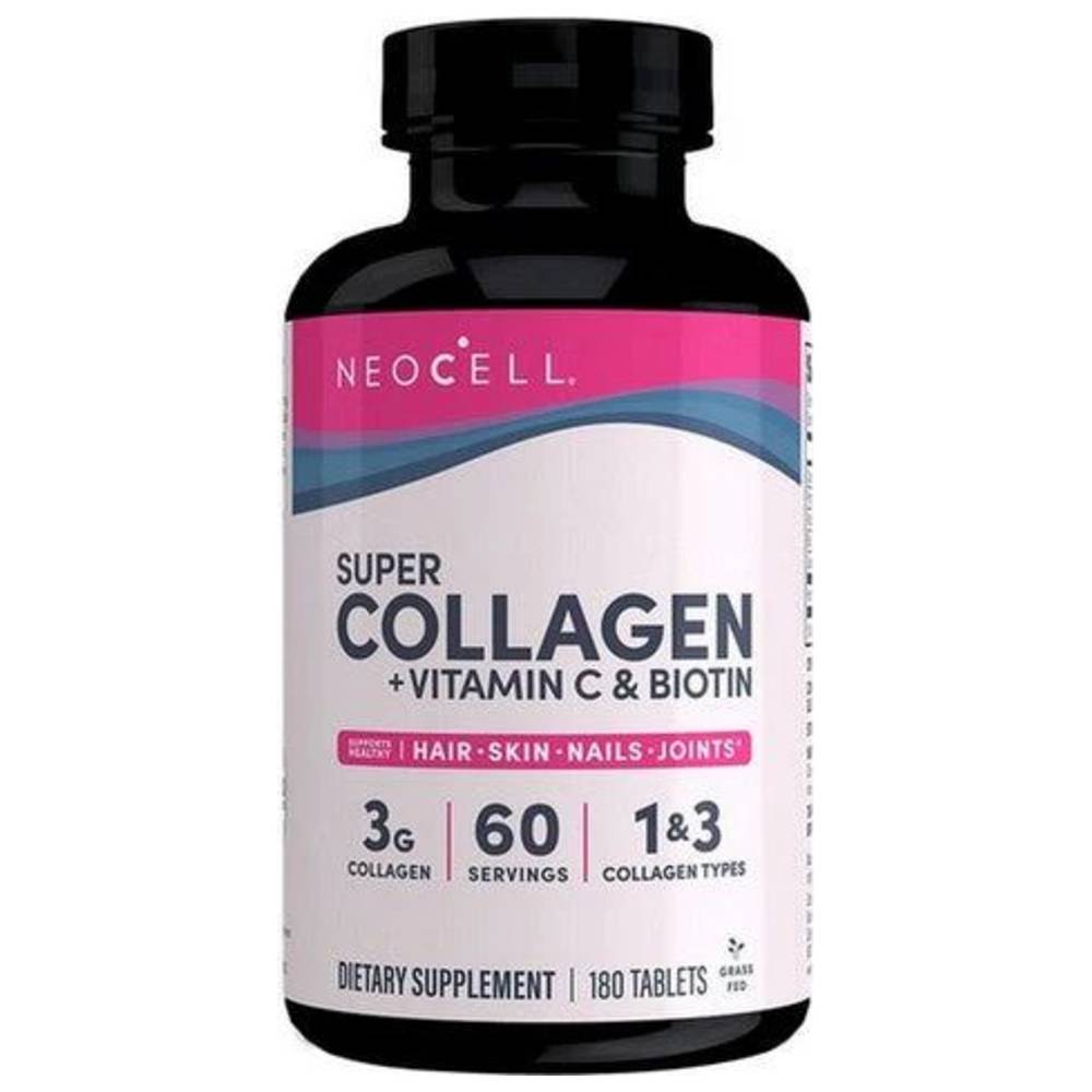 Neocell - Super Collagen With Vitamin C & Biotin Tablets  - 180 Pcs