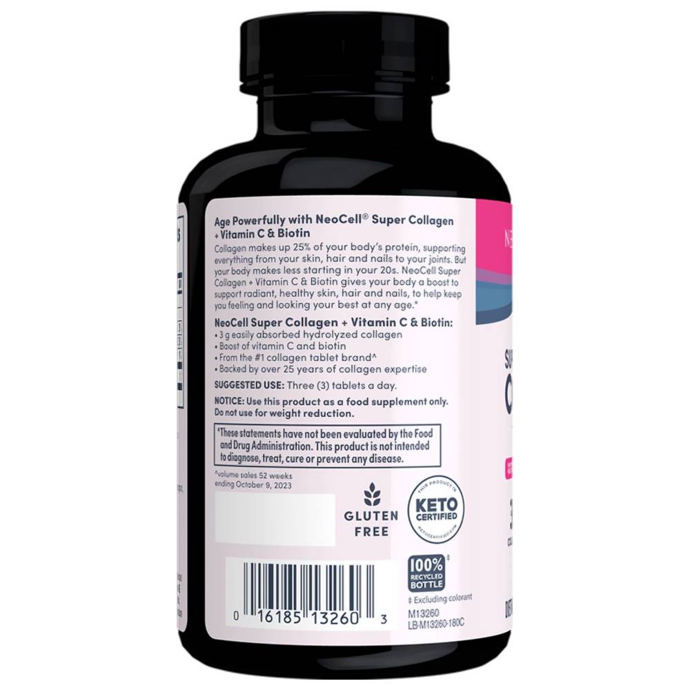 Neocell - Super Collagen With Vitamin C & Biotin Tablets  - 360 Pcs