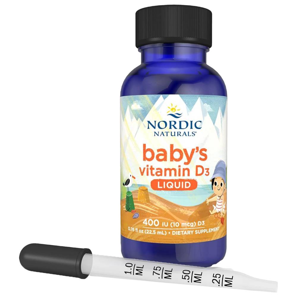 Nordic Naturals - Baby's Vitamin D3 400IU Liquid - 22.5 ml