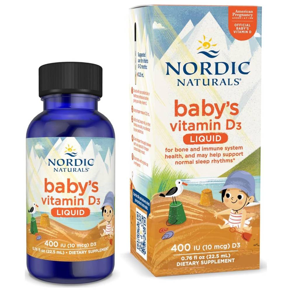 Nordic Naturals - Baby's Vitamin D3 400IU Liquid - 22.5 ml