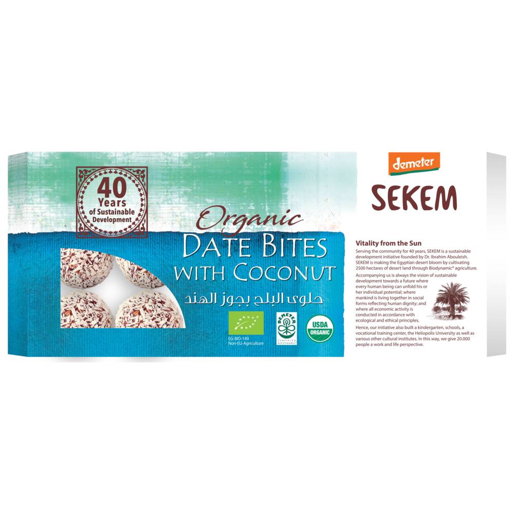 Sekem - Organic Date Bites With Coconut - 120 gm