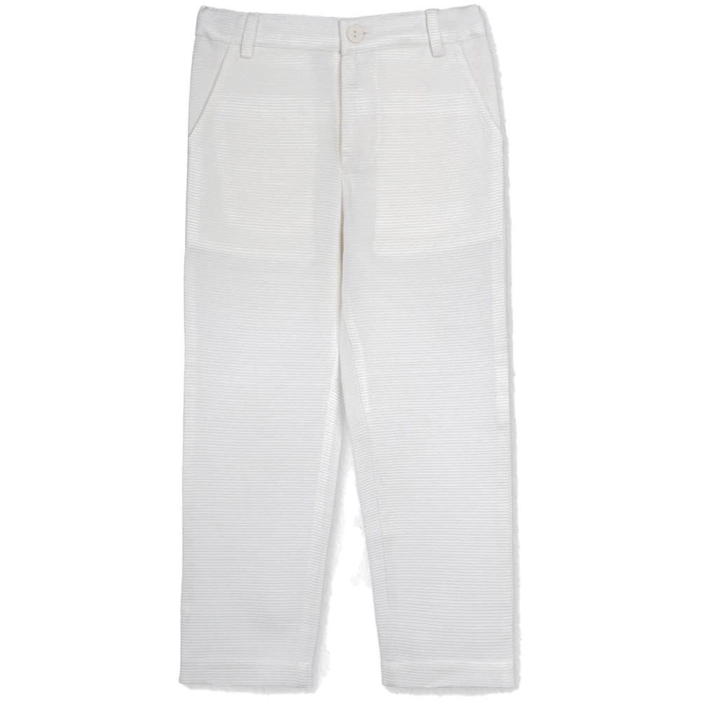 Jules & Juliette - Boy's Aurelien Pants - Pearl Off White