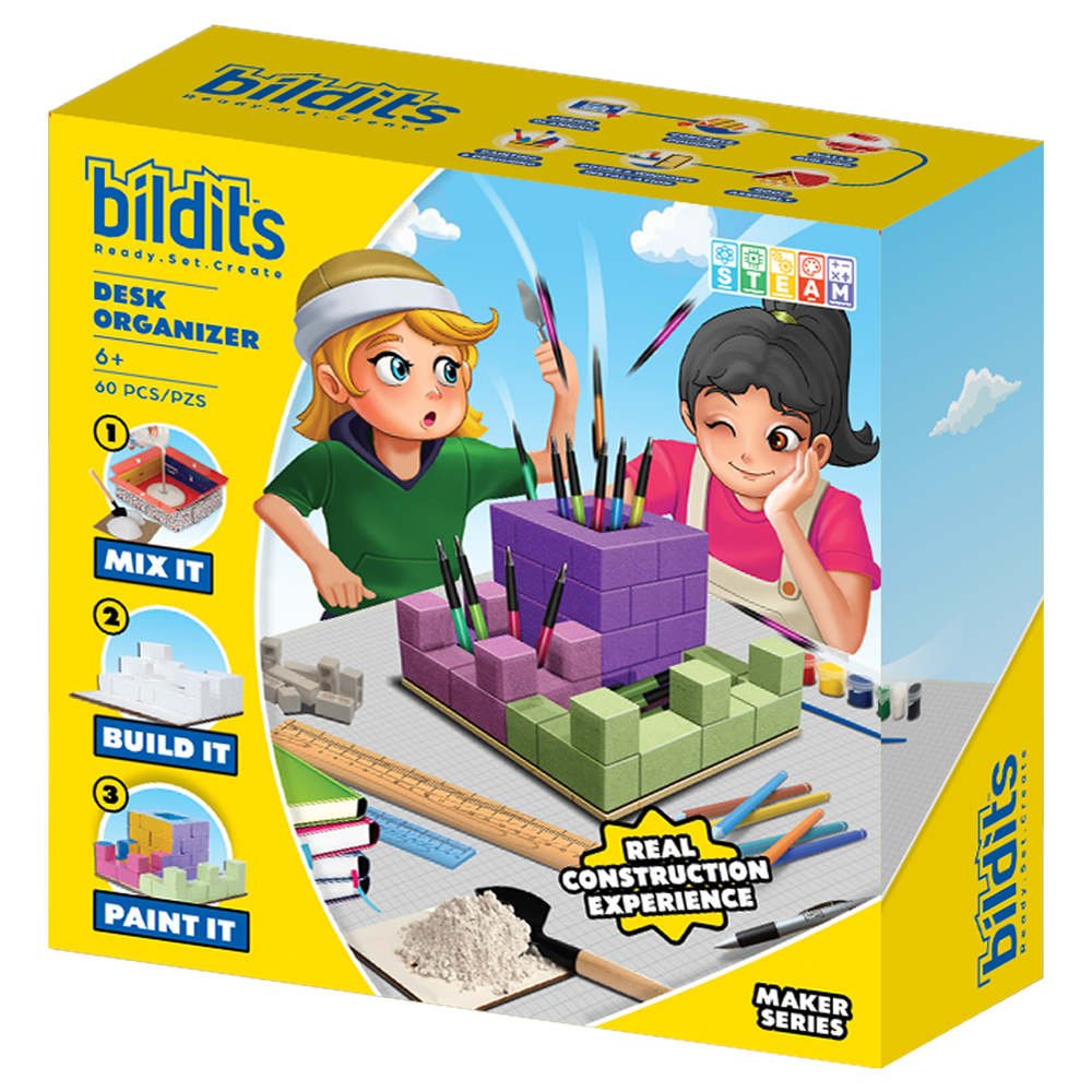 Bildits - Desk Organizer DIY Kit - 60 Pcs