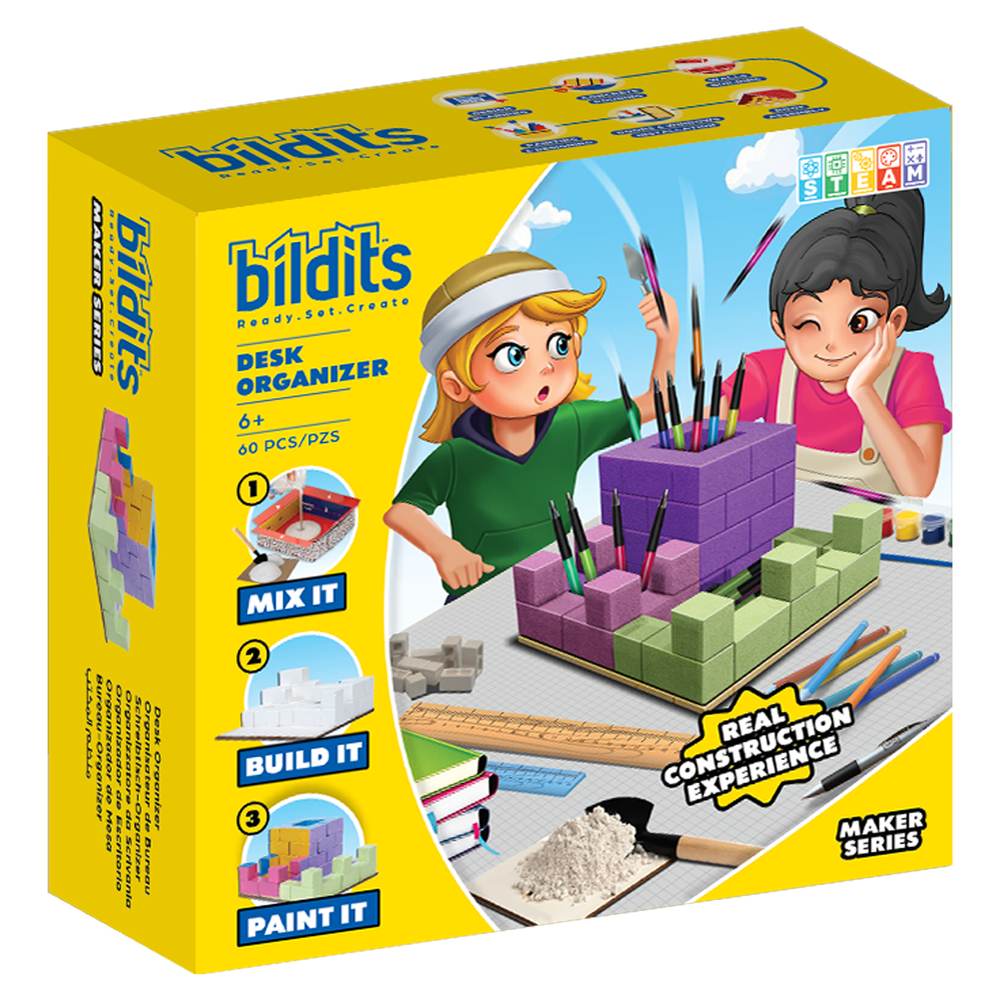 Bildits - Desk Organizer DIY Kit - 60 Pcs