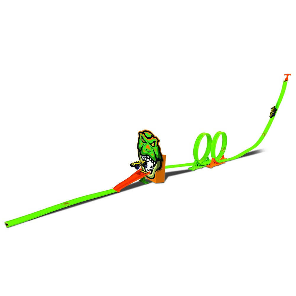 Maisto - Dino Adventure Double Loop Track With Car - Style May Vary
