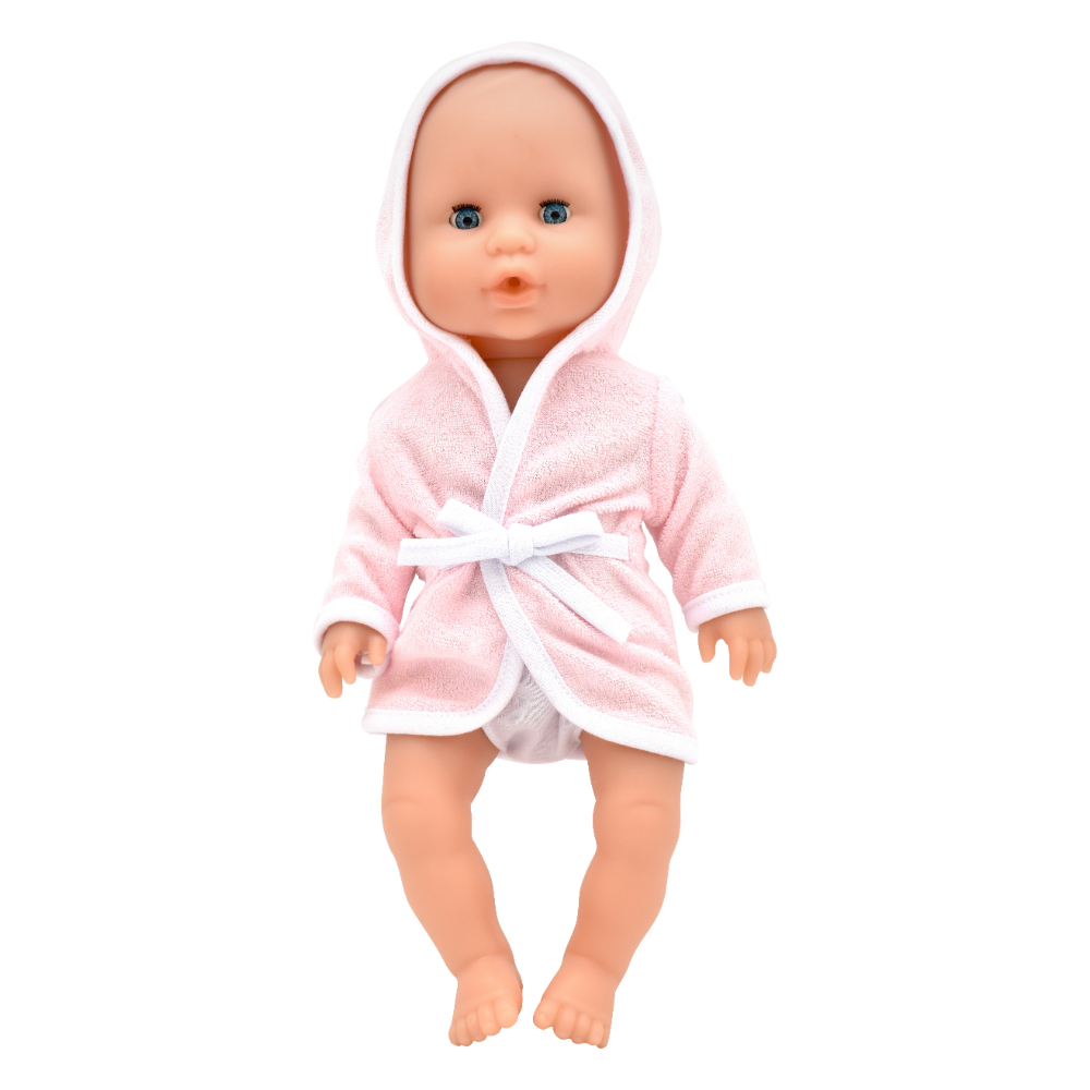 Dollsworld - Baby Dribbles Deluxe Doll With Accessories - Pink - 12-Inch