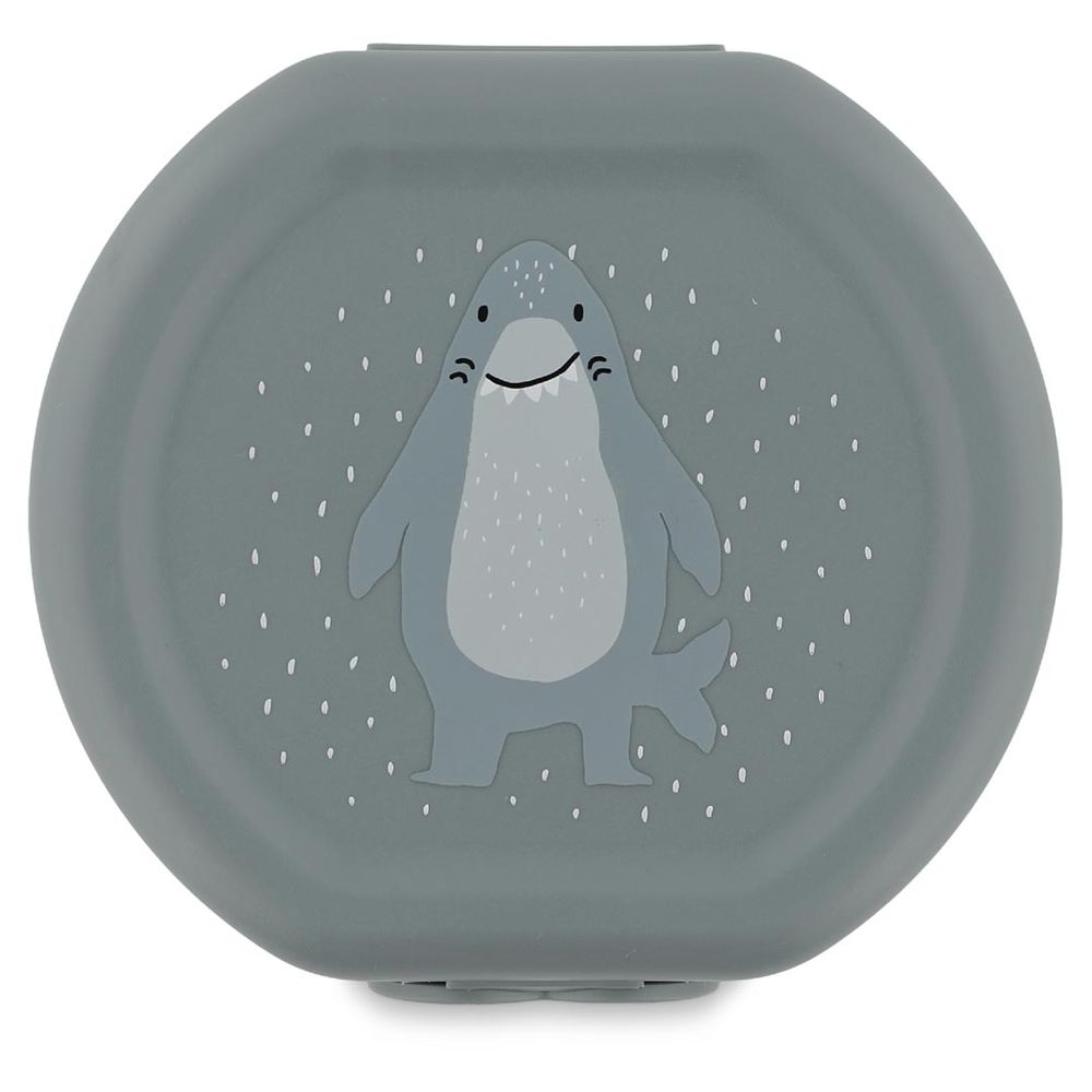 تريكسي - صندوق وجبات خفيفة مع مشبك - قطعتان - السيد قرش