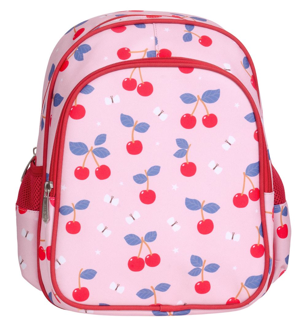 A little Lovely Company - Kids Backpack - Cherries - 12.6-Inch/32.5cm