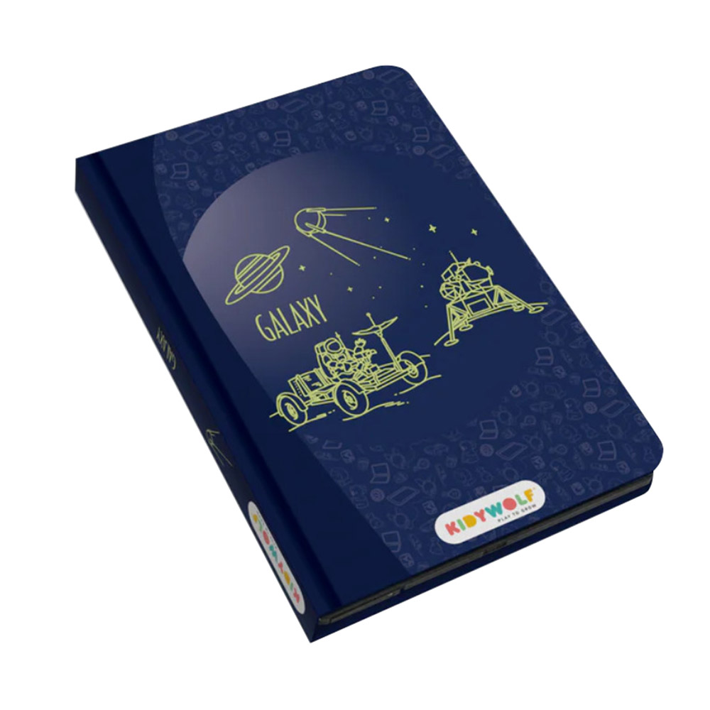 Kidywolf - Kidydraw Mini LCD Tracing Book - Galaxy