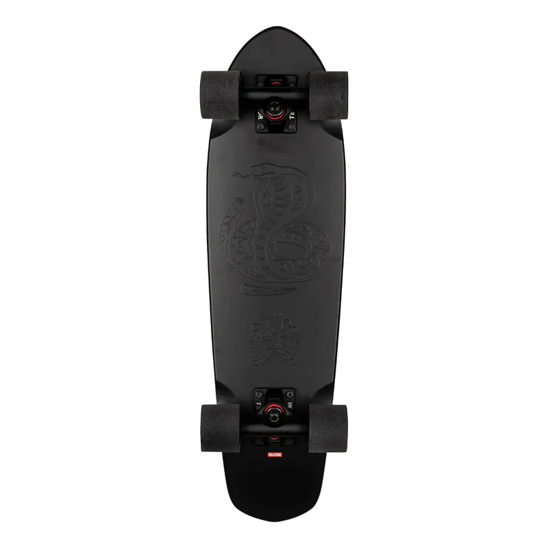 Globe Blazer 26 Skateboard - Black The F Out