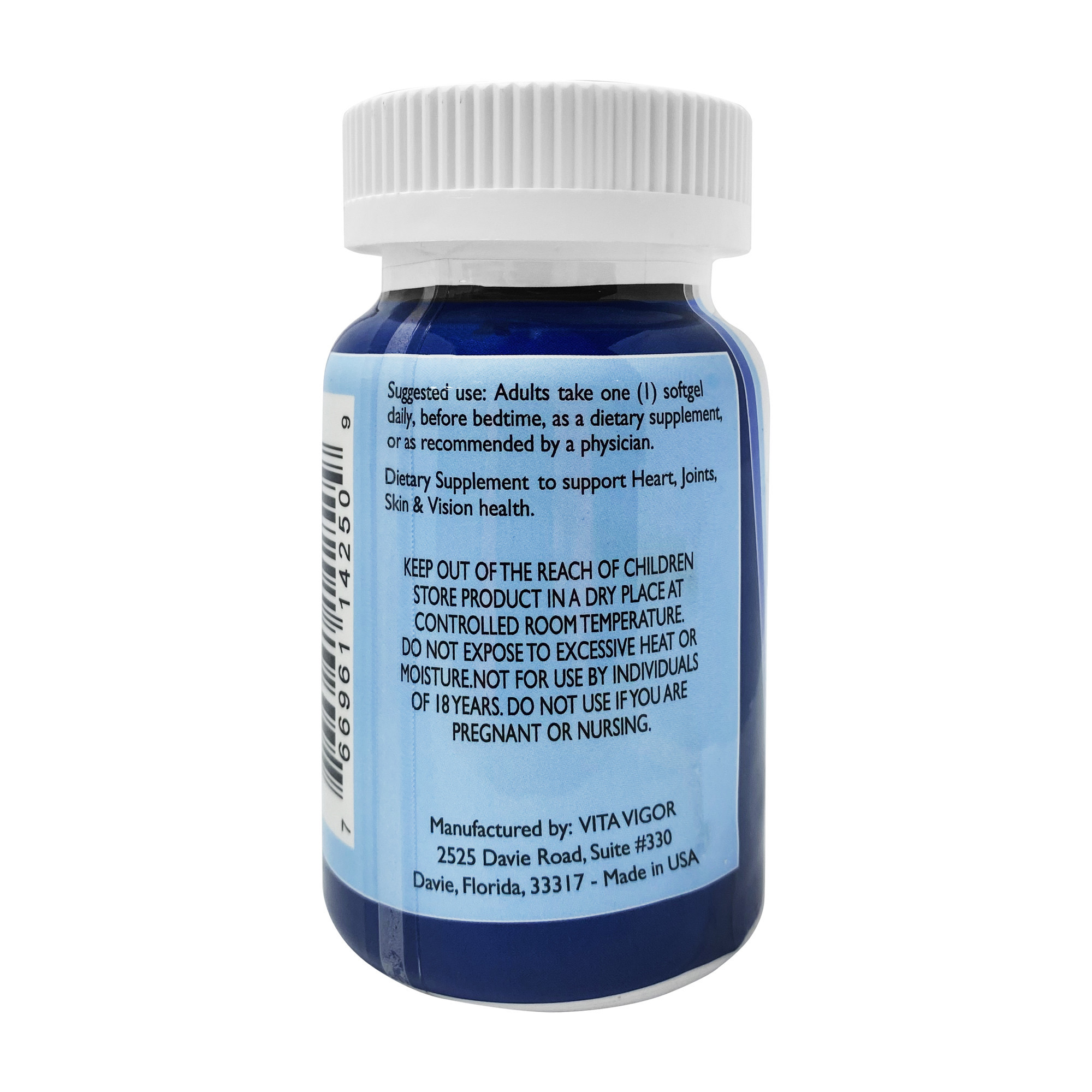 Vita-Vigor - Omega 3 1000mg - 60 Softgel