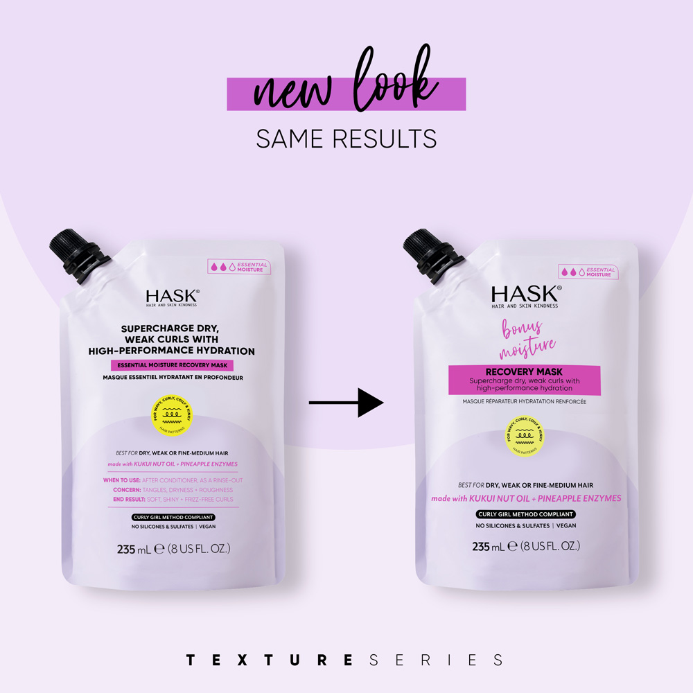 Hask Texture Solutions Essential Moisture Recovery Hair Mask - 235 ml