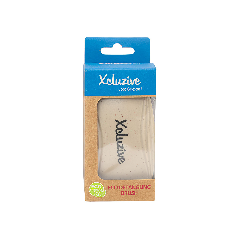 فرشاة فك تشابك الشعر الصديقة للبيئة من إكسكلوزيف - بيج