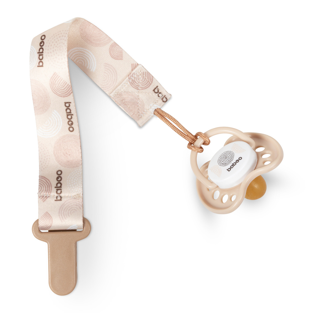 Baboo - Baby Pacifier Clip - Au Naturale