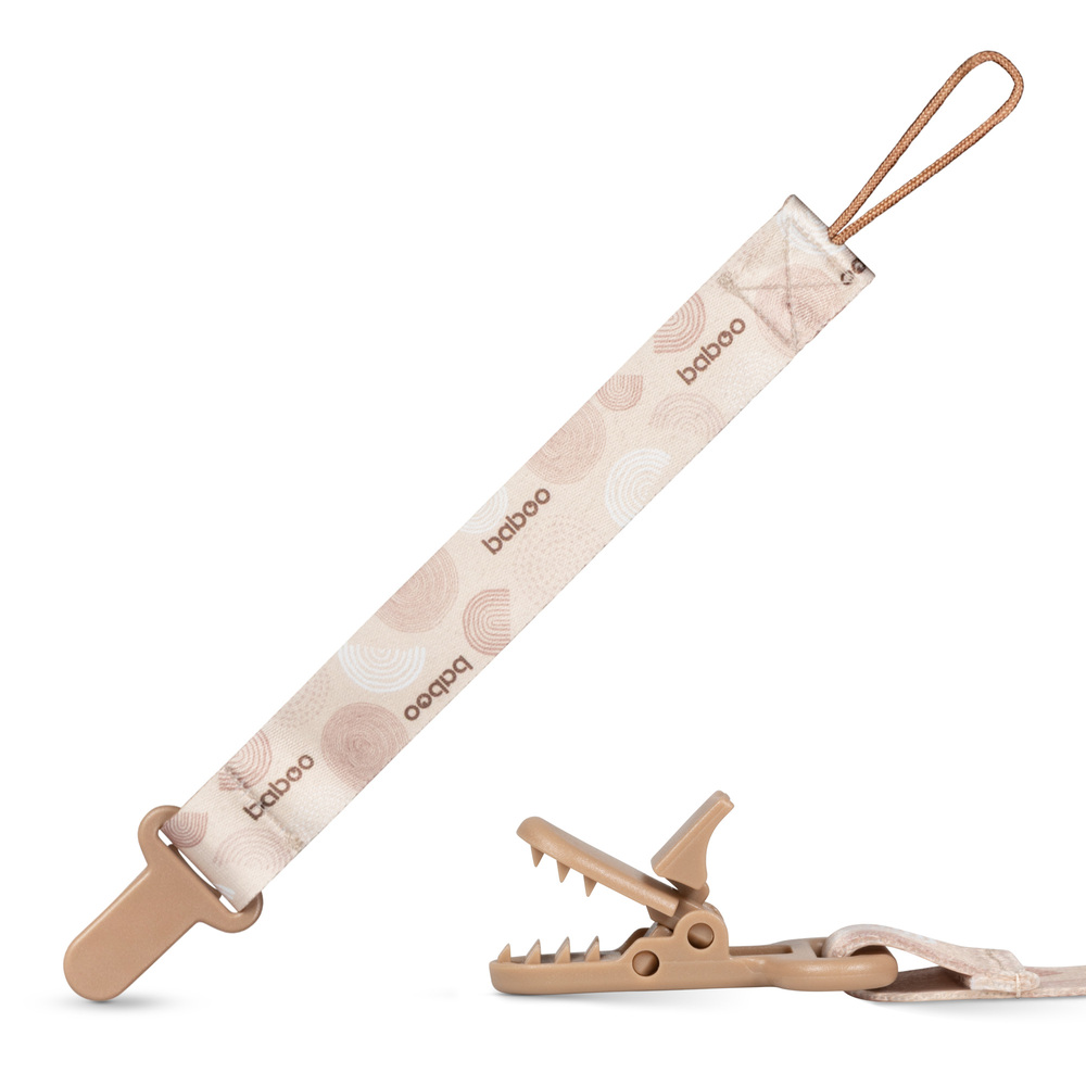 Baboo - Baby Pacifier Clip - Au Naturale