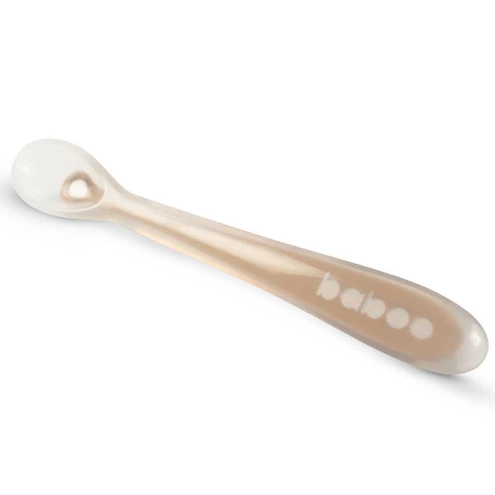 Baboo Silicone Spoon - Au Naturale - Pack Of 2