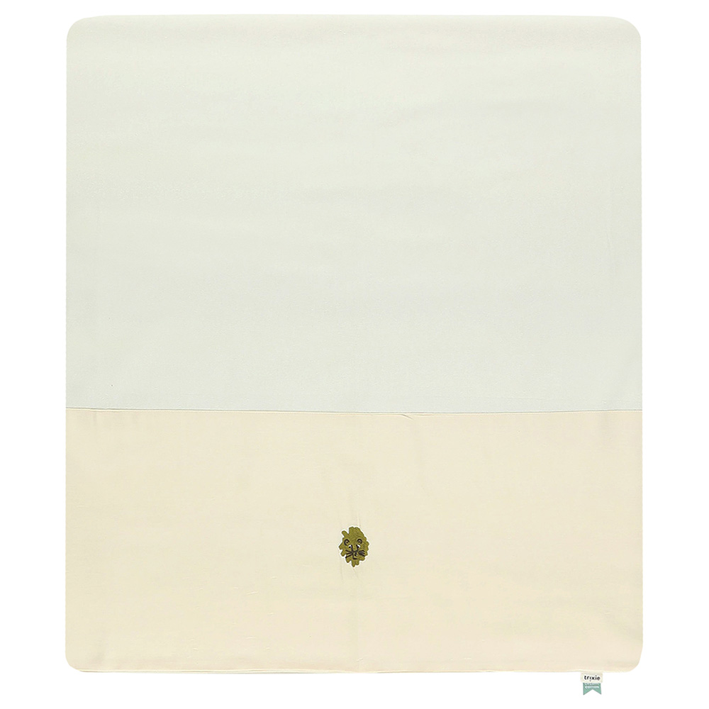 تريكسي - غطاء سرير أطفال - الفهد المحظوظ - أبيض مائل للسكري