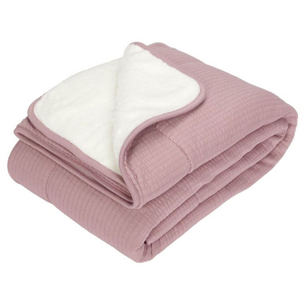 بطانية سرير للأطفال من ليتل داتش - لون أرجواني نقي