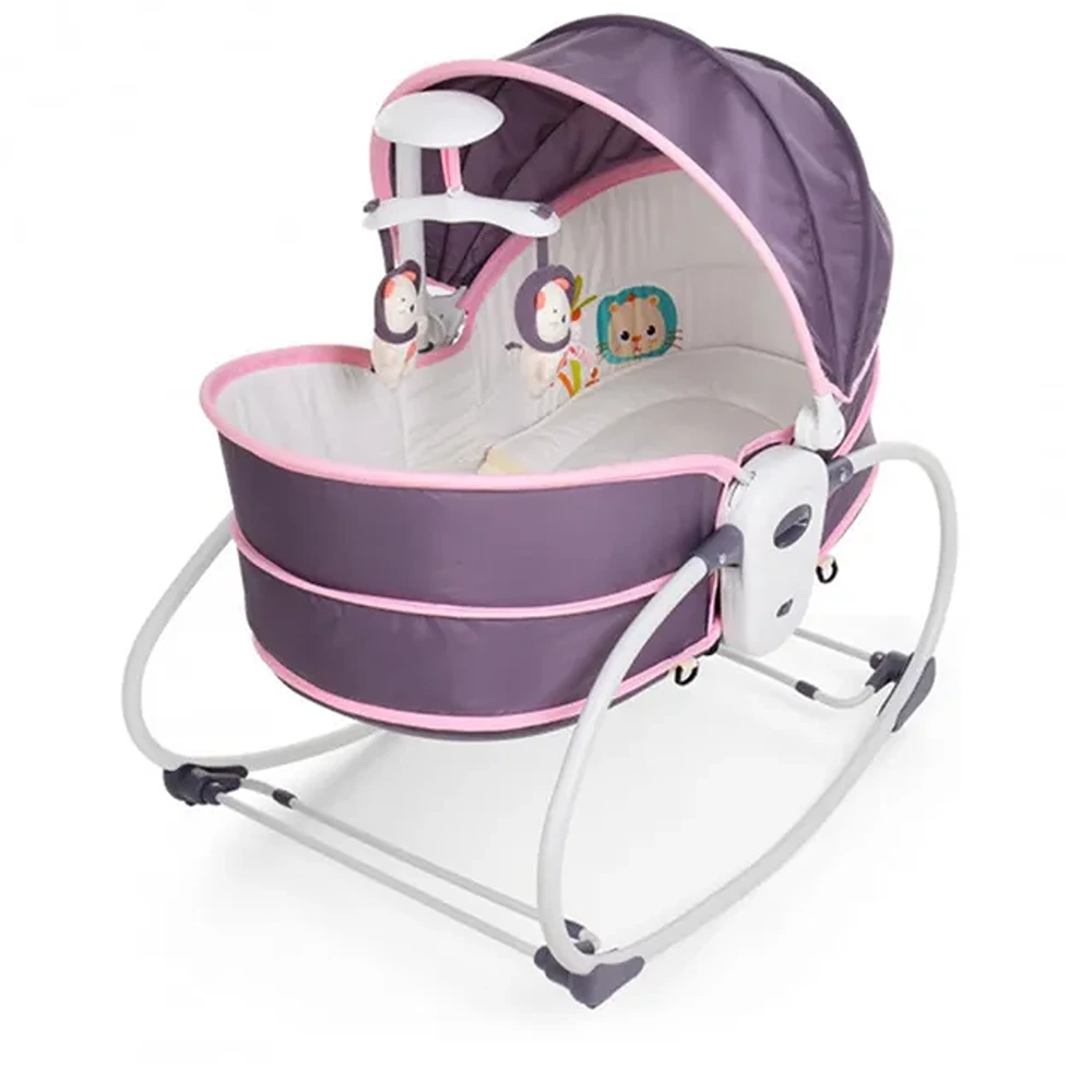 Mastela 5-in-1 Baby Rocker & Bassinet Cradle - Pink