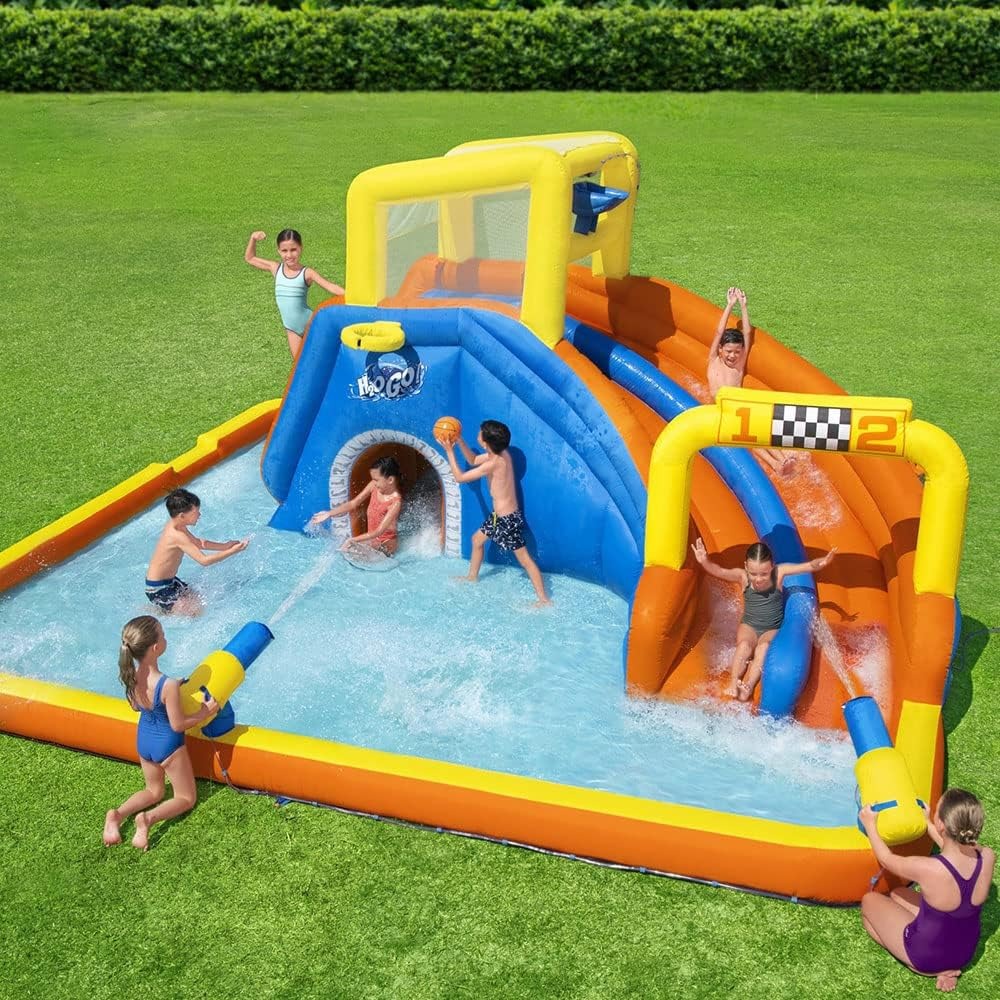 Bestway - H2OGo Super Speed Way Mega Water Park - Multicolor
