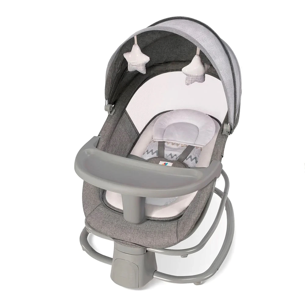 Mastela 4-In-1 Baby Electric Rocking Chair - Light Grey