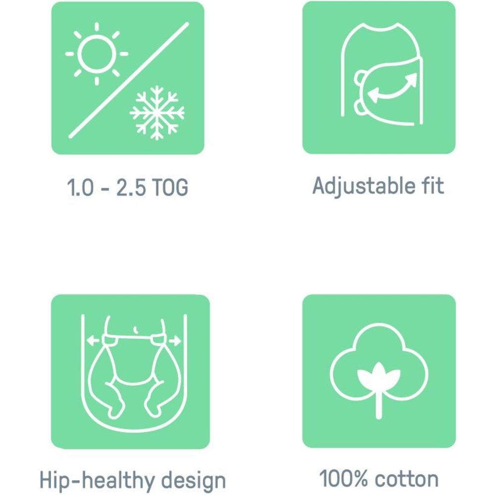 Summer Infant - 0.5 TOG SwaddleMe Monogram Swaddle - Star Dot