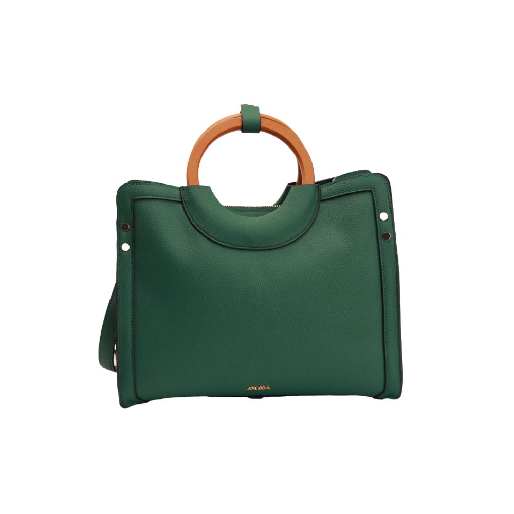 Amica - Sapphire Leather Satchel Handbag