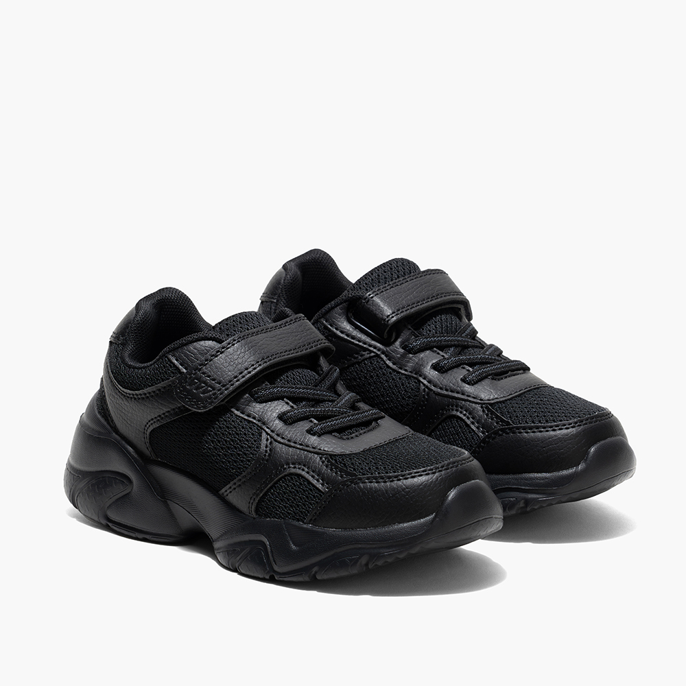 Amica - Kids' Single Velcro Sports Shoes - Black