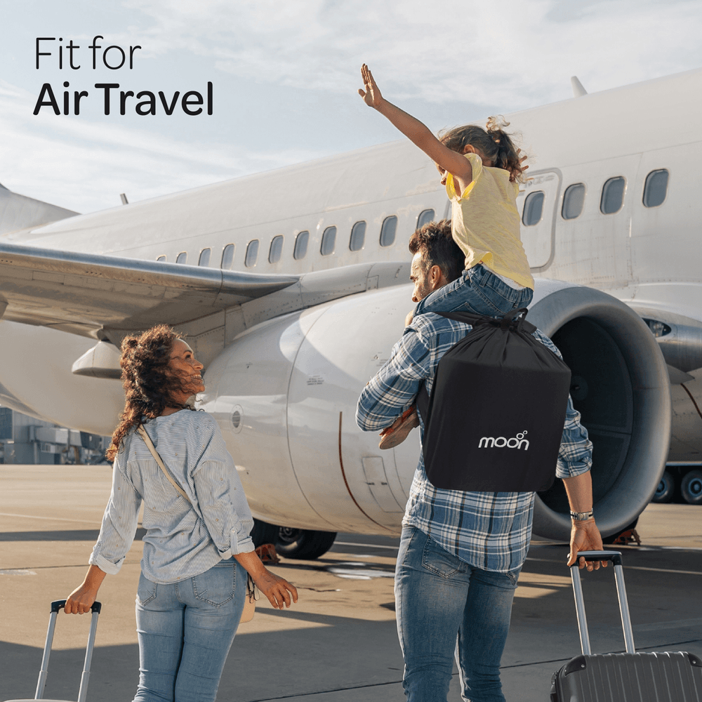 مون - كرسي سيارة للأطفال فولد ماكس  - أسود