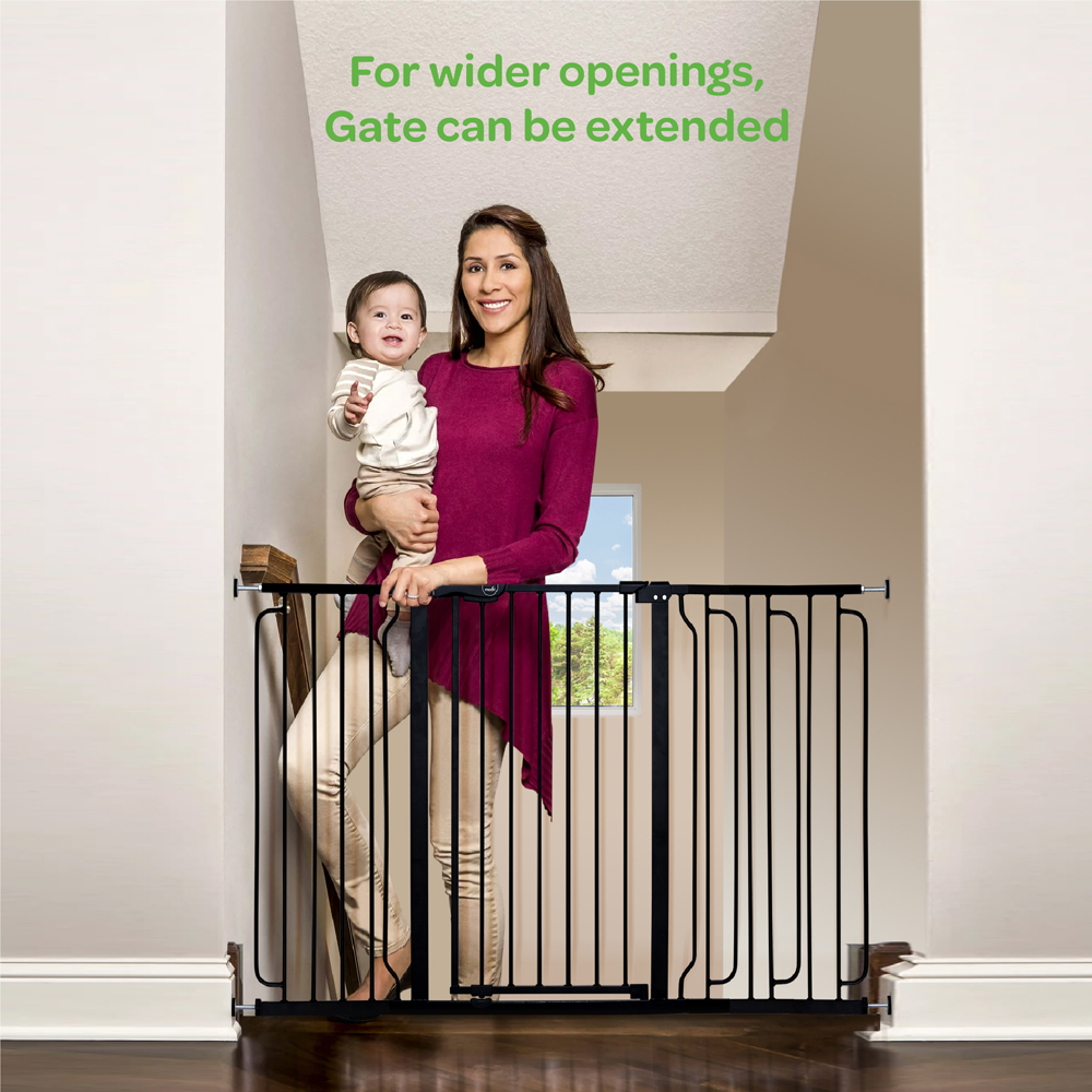 Moon - Secura Baby Safety Gate Extension - Black - 10 cm