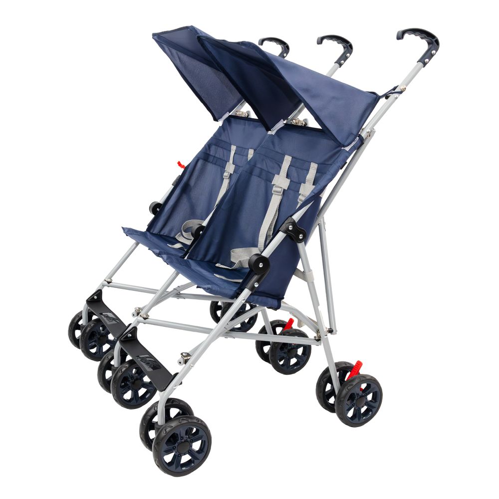 Moon - Jet Plus Twin Buggy Travel Strollers - Dark Blue