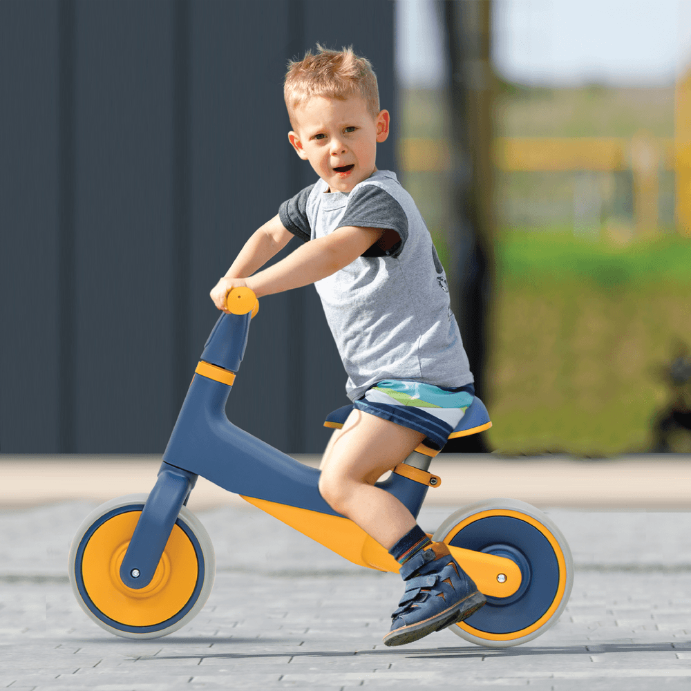 مون - دراجة التوازن للأطفال ليتل مارفل - أصفر