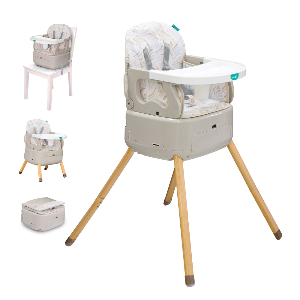 Moon Hiterite 4-In-1 Convertible - Baby Highchair - Beige