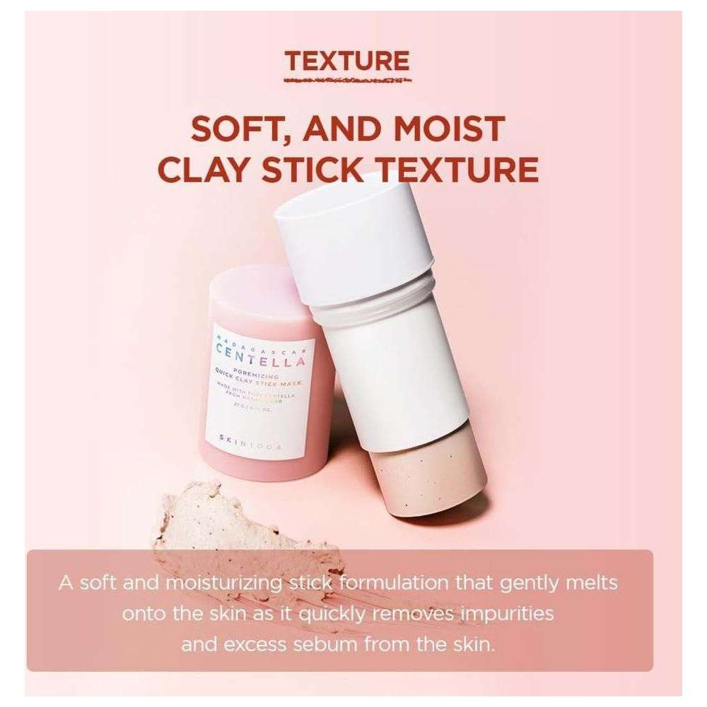 Skin1004 - Centella Poremizing Quick Clay Stick Mask - 27 gm